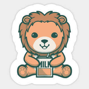 CUTE LION Sticker